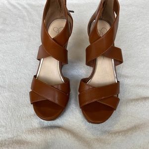 Brown Jessica Simpson Wedges